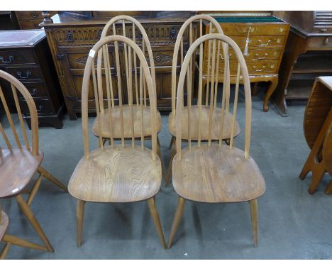 A set of four Ercol chairs