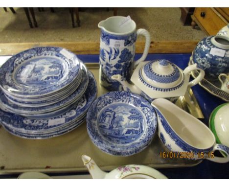 SPODE ITALIAN PLATES ETC