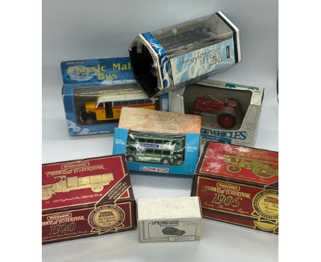 Seven Diecast model vehicles 