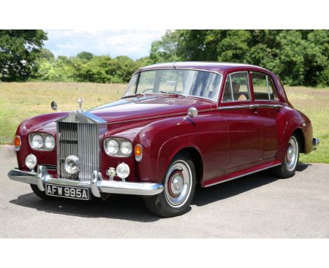 Rolls Royce Silver Cloud III, Radford conversion. 1963. Registration number AFW 995A. - Burgundy colour with tan leather orig