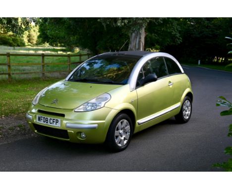 2008 Citroen C3 Pluriel 1.4 Kiwi Edition Convertible. WF08 CFP. Special Edition vehicle in metallic Kiwi Green with Silver ro