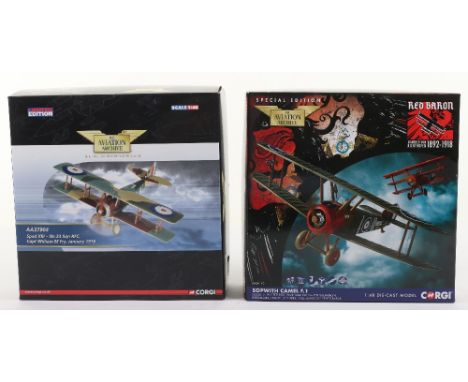 Two Corgi “The Aviation Archive” Boxed models, including AA38110 No edition stamp and AA37904 554/1100, both models come comp