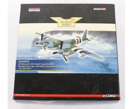 Corgi “The Aviation Archive” AA32816 DH Mosquito BXX boxed, Model is in near mint condition appears to have not been displaye