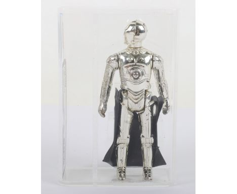 Vintage Star Wars C-3P0 Removable limbs 3 ¾ inches UKG 80% Graded Figure, Figure 85% Paint 80% © L.F.L 1982 NO COO sealed in 