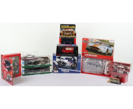 Mixed Diecast models, including mixed ages, Kenner 1982 fast 111’s sealed carded mighty mule, 1980s play well champion racer 