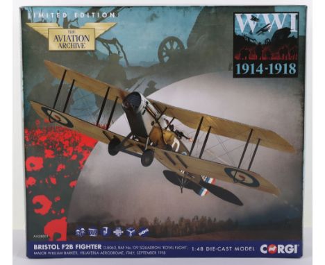 Corgi “The Aviation Archive” AA28801 Bristol F2B Fighter boxed, model comes complete with LE card 175/1900 low number, in nea