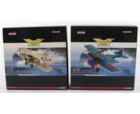 Two Corgi “The Aviation Archive” Boxed models, including AA37701 167/3310 and AA37902 1203/3300, models are in near mint cond