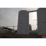 Fuel Oil Tank, approximate 80,000 Carbon Steel, 18 ft. D x 46 ft. H