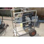 Versa Matic Diaphragm Pump, Mounted on Aluminum 4-Wheel Cart
