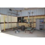 Bldg. #28 Contents to Include - Speakman Safety Eyewash/Shower Station, Barrel Cart, 2-Door Poly