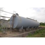 Tank UL Listed, Approximate 50,000 Gallon, Carbon Steel., 12 ft. D x 59 ft. 6 in. L.