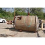 Tank, Brighton Reactor, 1000 gallon, SS, Vessel VAC 100 psi at 650 F, Coil 250 psi at 650 F. with