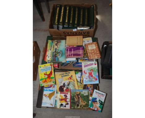 Gardening encyclopedia, Disney books etc.
