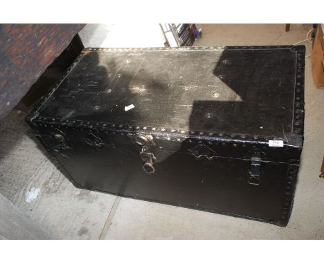 Large trunk, 39 1/2'' long x 20'' deep x 20'' high.