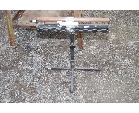A 24'' roller adjustable bench.