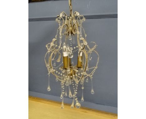 Chandelier. Drop 80cm Diameter 35cm approx&nbsp;