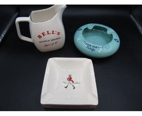 Wade breweriana ceramic jug and 2 ashtrays&nbsp;