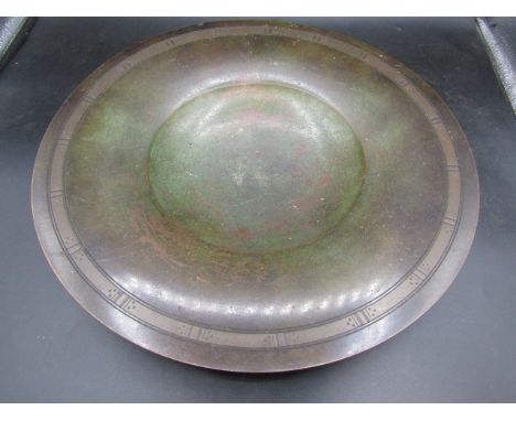 Just Anderson Danish bronze dish 34cm dia