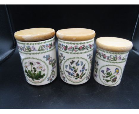 3 Portmeirion storage pots&nbsp;