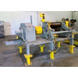 Stewart Bolling Two-Roll Inclined Rubber Calender, S/N 10-218-2