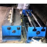 Dual 70" Systronic Non-Nuclear, Non-Contact Laser Thickness Measurement System, S/N 0002