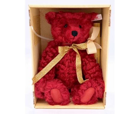 Steiff Hong Kong Romantic Teddy Bear, white label 652530, LE 2000, certificate, Near Mint to Mint, within Excellent box, trad