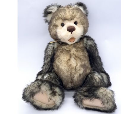 Charlie Bears Talitha, CB 094321, Gorgeous Giggler open mouthed teddy bear, designed by Isabelle Lee, plush, swing labels (fa