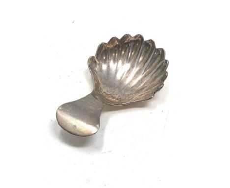 Antique Georgian silver tea caddy spoon 