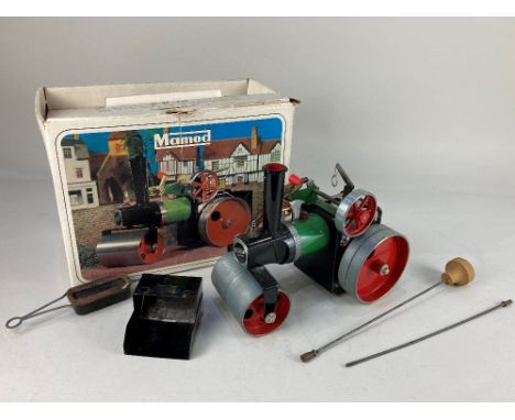 A Mamod steam roller, with box and accessories 