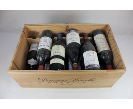 Eleven bottles of red wine, to include Chateau Lagrange Pomerol 1988, Chateau La Verdotte Margaux 1993, M Chapoutier Deschant