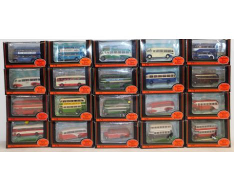 Gilbow die cast models of vintage buses and coaches, scale 1:76, boxed. (20) 