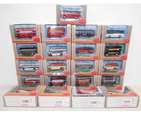 Gilbow die cast models of vintage buses and coaches, scale 1:76, boxed. (21)