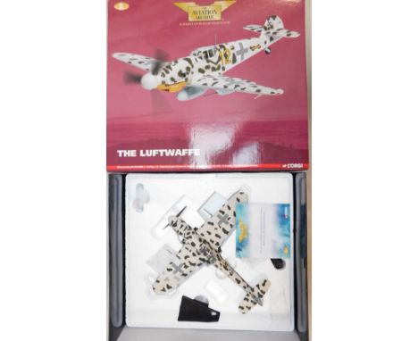 A Corgi Aviation Archive model The Luftwaffe, Messerschmitt F109G-2-Yellow12, scale 1:32, AA34906, boxed. 