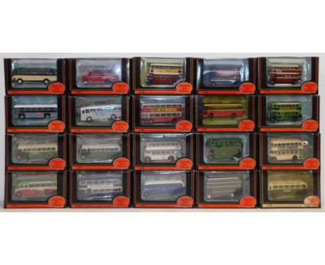 Gilbow die cast models of vintage buses and coaches, scale 1:76, boxed. (20) 