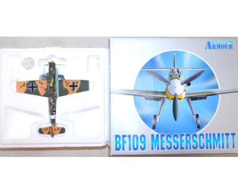 An Armour model of a BF109 Messerschmitt, scale 1:48, boxed.