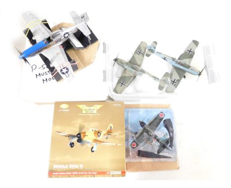 A Corgi Aviation Archive model of a Hawker Typhoon Mark 1B-DN23, no.451 Sqn, Idkou, Egypt, scale 1:72, AA36501, boxed, togeth