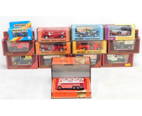 A Matchbox Models of Yesteryear die cast ABC Trolley Bus 'Didler' 1931, Y10, further Models of Yesteryear die cast vintage tr