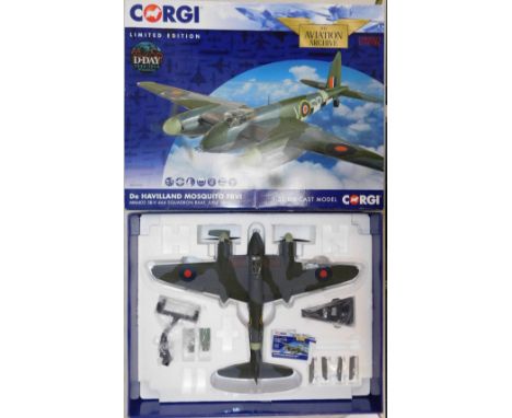 A Corgi Aviation Archive Limited Edition model of a De Havilland Mosquito FBV1, scale 1:32, AA34606, boxed.