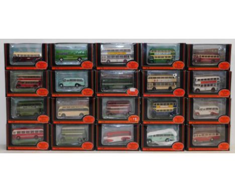 Gilbow die cast models of vintage buses and coaches, scale 1:76, boxed. (20) 