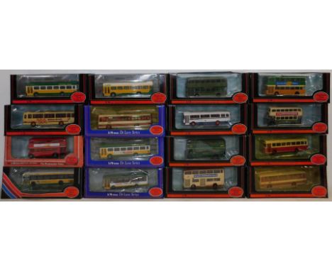 Gilbow die cast models of vintage buses and coaches, scale 1:76, boxed. (16) 