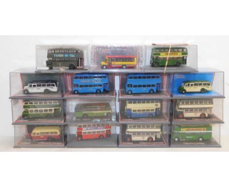 Corgi die cast Original Omnibus Company buses and coaches, single and double decker, scale 1:76, limited edition, boxed. (15)
