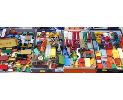 Matchbox Days Gone By and Models of Yesteryear die cast vintage trucks, lorries, vintage cars, buses, etc, mostly unboxed. (q
