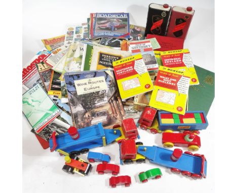 A collection of ephemera relating to motorcycles, motor bikes, etc.  Isle of Man guide, Triumph Herald Spitfire 200 manual, M