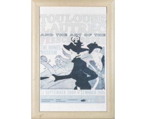 A framed print depicting Toulouse Lautrec 36cm x 56cm