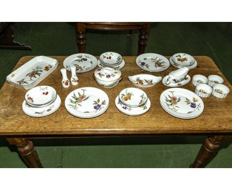 A selection of Royal Worcester 'Evesham' oven to table ware