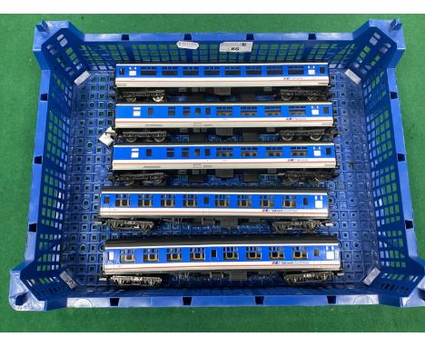 Five Lima OO Gauge BR Mk1 Coaches in Network South East Livery.