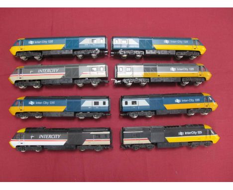 Eight OO Gauge Class 43 Inter City Power Cars and Dummy Power Cars by Hornby, Lima. Playworn, Untested.Five with motors all u