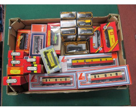 Approximately Twenty Boxed OO Gauge Wagons by Hornby, Mainline and Lima including Two Tartan Arrow Parcels Vans.