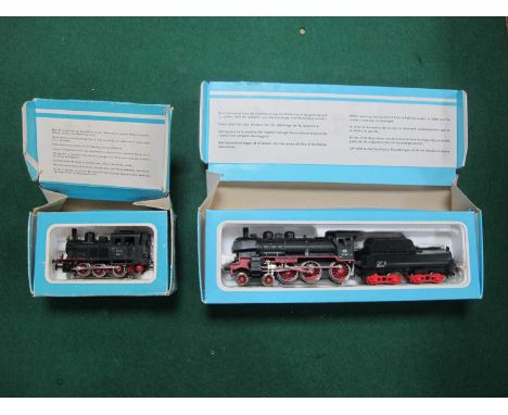 Two Marklin HO Gauge German Steam Locomotives, boxed, playworn, untested.