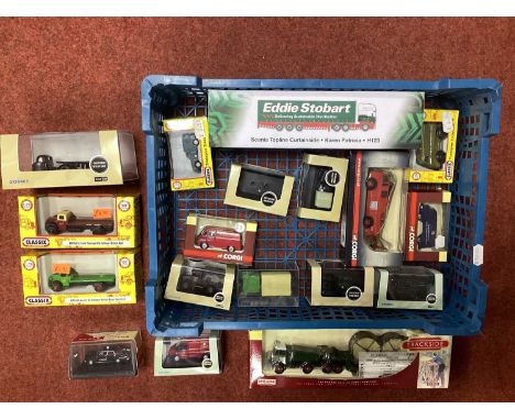 Seventeen 1:76 Scale Diecast Model Vehicles by Oxford, Classix, Corgi and other, boxed.